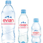 Bouteille evian