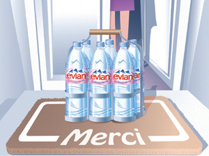 Evian merci