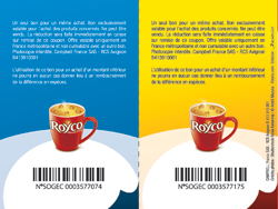 Royco leaflet contenant un échantillon