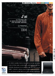 Campagne de publicité Thinkpad, 2003