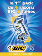 Bic Rasoir 3 lames