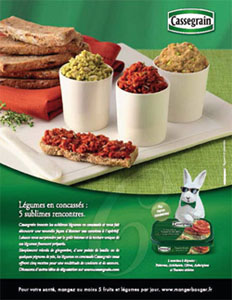 Cassegrain legumes concasses