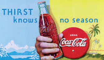 Coca cola affiche 1935