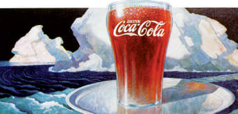 Coca cola affiche 1936