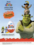 Kinder avec Shrek