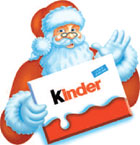 Pub Kinder pour noël