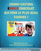 Casting Kinder du plus beau sourire