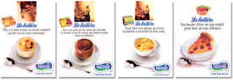 La laitière gourmandise de Nestlé