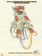 affiche La vache qui rit