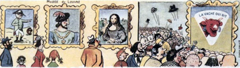 la vache qui rit au louvre