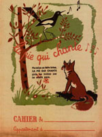 La Pie qui Chante cahier d'écolier