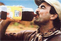 Lipton acteur Tom Selleck dans le desert australien