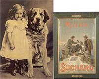 Jeannette Nicolier et son saint-bernard
