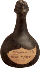 La première bouteille du "vin saute-bouchon"