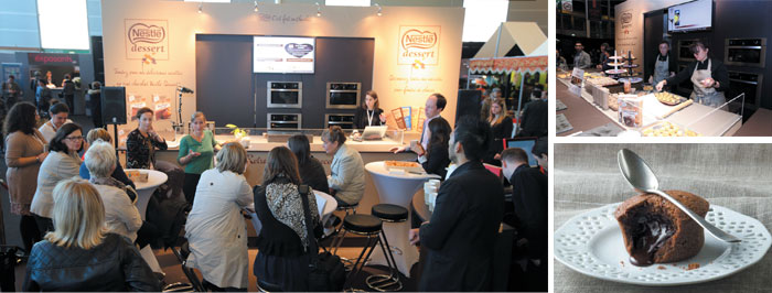 Le stand Nestlé Dessert au salon du chocolat 2013
