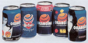 Canette Orangina