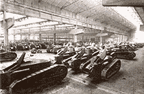 Atelier de montage des chars FT 17 (1918)