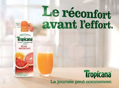 Tropicana reconfort avant effort