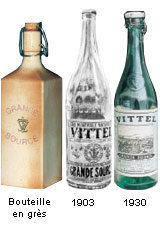 Vittel bouteilles en gres